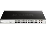 D-LINK Netzwerk-Switch DGS-1210-28P 28-Port Layer2 PoE Gigabit Smart Managed, schwarz, B:36,5cm H:9cm, Netzwerk-Switches