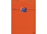 Blocco Note Oxford, Din A5, A Scacchiera, 80 Fogli, Arancione