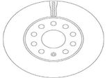 2X Disco Freno Trw DF6903S Per Vw Golf Vii Hatchback (5G1 BQ1 BE1 BE2)