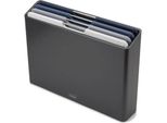 Joseph Joseph Folio™ Set Di 4 Pezzi Di Taglieri Con Codice Colore E Contenitore (Grande) - Grafite
