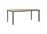 Vidaxl Tavolo Da Pranzo Grey 180X90X75 Cm In Legno Di Pino Massiccio