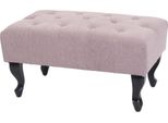 Ottomana Chesterfield, Sgabello Poggiapiedi, Tessuto Idrorepellente/Tessuto 39X77X47Cm ~ Rosa Chiaro
