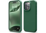 Custodia Elago In Silicone Premium Per Iphone 15 Pro Verde Alpino