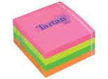 Tartan Haftnotiz Wrfel, 76 X 76 Mm, Farbig Sortiert