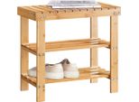 Sobuy Panca Porta Scarpe Panca Per Scarpe In Bambù Di Alta Qualità FSR02-K-N