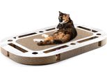 Playplate | Parco Giochi Per Gatti Con Tiragraffi| Canadian Cat | Grigio Chiaro