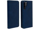 Avizar, Flip Cover Portafoglio, Custodia Flip In Ecopelle Per Huawei P30 Pro, Blu Scuro