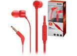Cuffie In-Ear Jbl Tune 160/ Con Microfono/ Jack 3,5/ Rosso