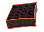 Verk 01621 Organizzatore Per Cassetti Della Biancheria Con 20 Scomparti, Marrone