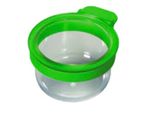 2GR | Cassetta Per Dolci | Mangiatoia | Ciotola Per Pappagalli E Altri Uccelli Esotici Con Mangiatoia | Giallo | Verde