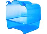 Piscina Acrilica Blu Per Pappagalli - Da Fissare Alla Gabbia Per Piccoli Pappagalli O Altri Uccelli Esotici