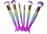 Kik KX8042 Set Di Pennelli Cosmetici Da Sirena 6 Pz