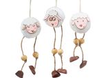 Decorazione Pasquale Primaverile Pendente A Forma Di Pecorella Set 12 Pezzi - Perfetto Per Bouquet, Composizioni Floreali E Ghirlande