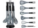 Utensili Da Cucina 7 Pezzi Di Utensili Da Cucina In Silicone, Con Supporto