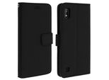 Avizar, Cover Flip Per Samsung Galaxy A10 Con Slot Per Schede E Funzione Stand, Nero