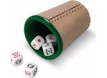 Tazza Per Dadi Da Poker In Pelle Di Cayro