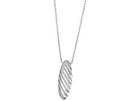 Kette Mit AnhäNger Goldmaid "925 Sterling Silber GläNzend Zirkonia Weiß", Weiß, Halsketten, Damen, 45Cm, Silber 925 (Sterlingsilber), L: 45 B: 10Mm, GläNzend, B:10Mm