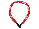 Lucchetto A Catena Abus Citychain 6800 - Lucchetto Per Bicicletta In Acciaio Temprato - Con Tubo In Tessuto E Pratica Chiave Reversibile - Livello Di Sicurezza Abus 5 - 110 Cm - Nero