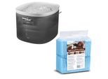 Greenblue Distributore Automatico Di Acqua / Abbeveratoio Per Animali 3L Usb 5V1A GB392 + Greenblue Tappetini Igienici Per Cani/Gatti Per L'addestramento Alla Pipì 60X40Cm 50 Pezzi