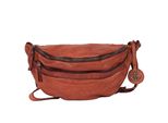 Gürteltasche HARBOUR 2ND Kendall, Damen, Gr. B/H/T: 40cm x 18cm x 11cm, braun (cognac), Rindsleder, Taschen