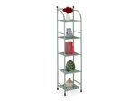 Relaxdays Scaffale Verticale Stretto Con 5 Ripiani