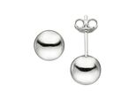 Paar Ohrstecker Jobo, Silber (Silber 925), Ohrringe, Damen, 8Mm, Silber 925 (Sterlingsilber), 925 Silber