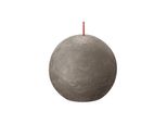 Bolsius Kugelkerze Rustiko Shine ø8Cm Rustikales Taupe