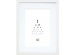 Cornice Deknudt S66KF1 Bianca Con Passe-Partout 29,7X42 Cm