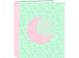 Raccoglitore Ad Anelli Blackfit8 Moon Verde A4 27 X 33 X 6 Cm