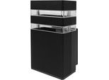 Lampada Da Parete Per Esterni 1Xgu10 Ip 54 Alluminio Nero Ecolight EC79027