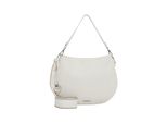 Beuteltasche EMILY & NOAH Beutel E&N Enna, Damen, Gr. B/H/T: 34cm x 26cm x 6cm, weiß (weiß 300), Kunststoff, Taschen