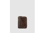 Portemonnaie aus Leder im Retro-Look