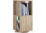 Scaffale E Libreria Dell'ufficio Stifta Sonoma Oak A. 74 X L. 34 X P. 34 Cm