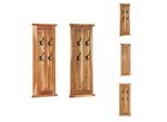 Vidaxl Appendiabiti 2 Pz. Legno Massiccio Di Acacia 38X100 Cm - Appendiabiti E Appendiabiti