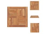 Vidaxl Piano Da Tavolo In Legno Massiccio Teak 60×60×2,5 Cm - Piani Da Tavolo