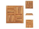 Vidaxl Piano Da Tavolo In Legno Massiccio Teak 70×70×2,5 Cm - Piani Da Tavolo