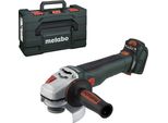 Metabo Wvb 18 Lt Bl 11-125 Smerigliatrice Angolare Rapida A Batteria