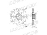 Pignone Supersprox 520 - 15T Cst-582:15|Dentatura Fine 21,3/23,0