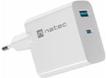 Natec Natec NUC-2144 Caricatore Per Dispositivi Mobili Universale Bianco Ac Ricarica Rapida Interna