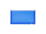 Busta Con Cerniera Dl Blu Opalino