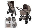 ABC Design Kinderwagenset Salsa 4 Air nature Set , Olivgrün , Textil , 63x110x95 cm , EN 1888, UV 50+, Reach , Baby on Tour, Kinderwagen,