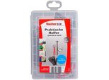 fischer Praktische Helfer - Garten 553339 Dübel- und Schrauben-Sortiment, 71 Stück