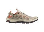 Wasserschuh SALOMON TECHAMPHIBIAN 5, Gr. 40,5, grau, Mesh, Textil, sportlich, Schuhe Outdoorschuh Wasserschuh, Aquaschuhe