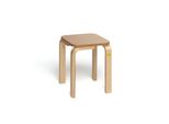 Sgabello Erzi 35 In Legno Sagomato, Robusto Sgabello Per Bambini, Impilabile, In Multistrato Di Betulla Verniciato, Dimensioni 27 X 27 X 35 Cm
