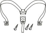 Cinghie Elastiche Interne Per Bauletto Moto Shad SH46