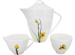 Servizio Da Tè In Porcellana Spring (Teiera 1600Ml, Lattiera 150Ml, Zuccheriera 150Ml)