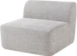 Modulo Divano 'Hurvas' Elemento Centrale 45 X 97 X 108 Cm Bouclé Grigio