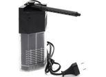 Sunsun JP-092 Filtro Interno Acquario Con Pompa 250 L/H 3W Filtro Ad Angolo S Per Piccoli Acquari Fino A 40 L