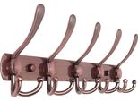 Toj Living Appendiabiti Da Parete - 45CM - 15 Ganci - Ganci Per Guardaroba - Ganci Per Guardaroba Da Parete - Armadio - Appendiabiti Da Parete - Appendiabiti Da Parete - Ganci Da Parete Per Guardaroba - Edelstahl - Bronzo