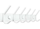 Toj Living Armadio A Muro - 46CM - 12 Ganci - Ganci Per Guardaroba - Ganci Per Guardaroba A Muro - Armadio Weiß - Garderobenstange A Muro - Ganci Per Armadio A Muro - Edelstahl - Weiß